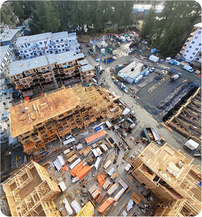 Baden Park framing progress